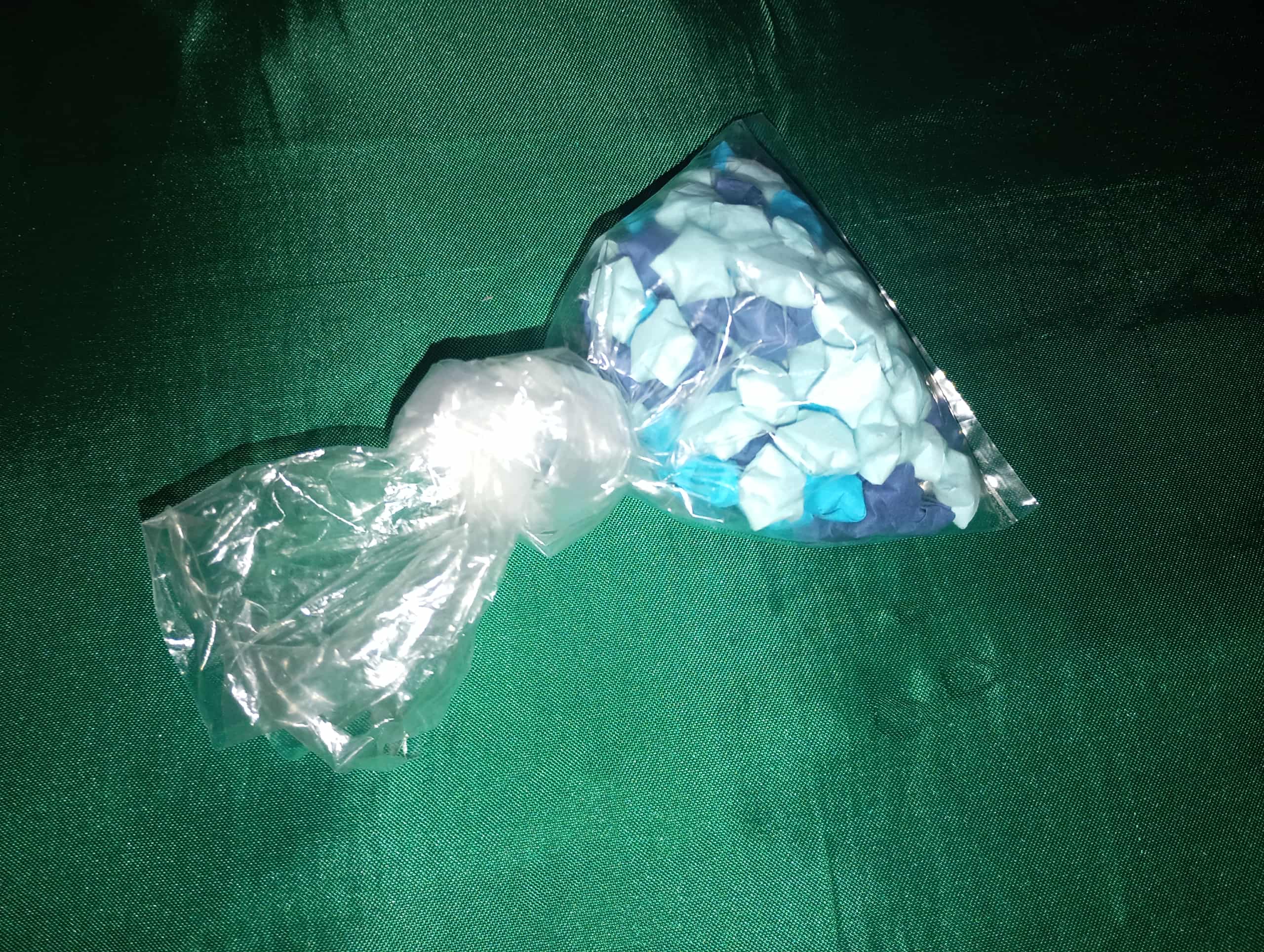 paper stars in three shades of light blue, each feeling cooler and colder than the one before it. 